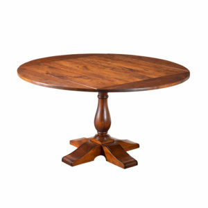 Square to Round Table in Wheatland Finish by MacKenzie Dow Fine Furniture