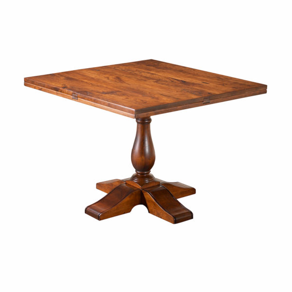 Square to Round Table in Wheatland Finish by MacKenzie Dow Fine Furniture