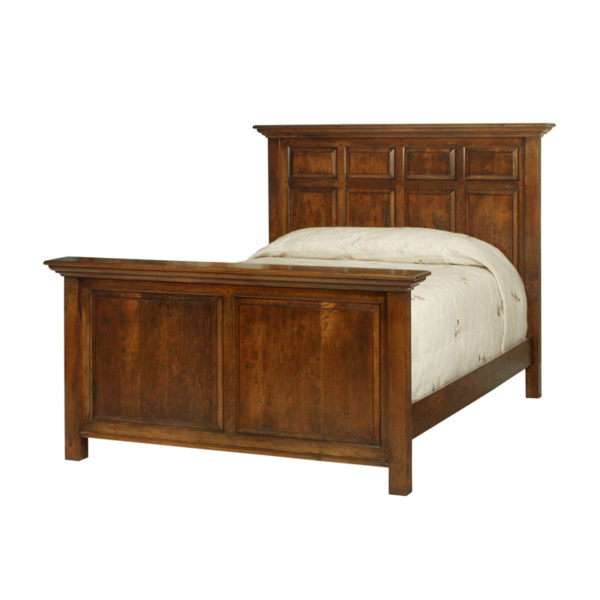 Panel Bed in Wheatland Finish by MacKenzie Dow Fine Furniture