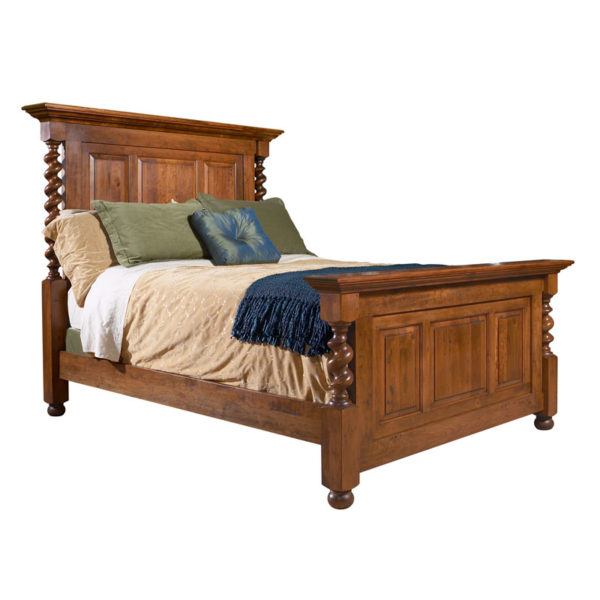 English Country Bed in Malt Finish by MacKenzie Dow Fine Furniture