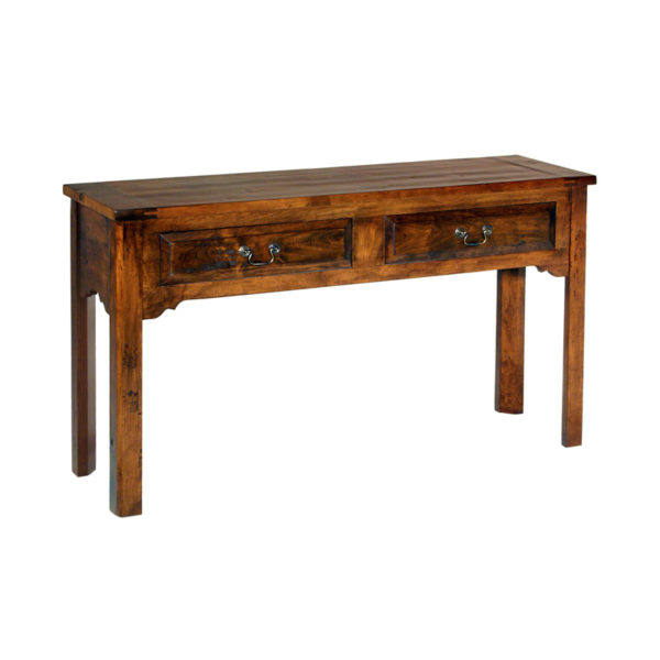 Sofa Table with Two Drawers in Wheatland Finish by MacKenzie Dow Fine Furniture