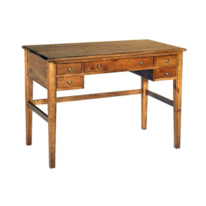 Campaign Desk with not gallery in natural finish by MacKenzie Dow Fine Furniture