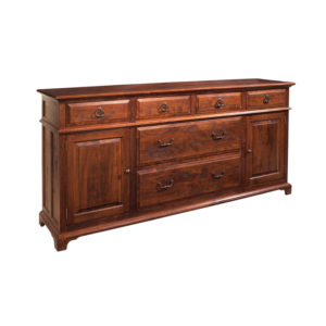 Large Lateral File Credenza in Wheatland Finish by MacKenzie Dow fine Furniture