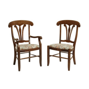 English Manor Chairs with COM application in Wheatland Finish by MacKenzie Dow Fine Furniture