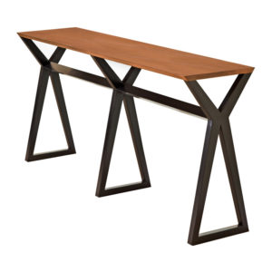 Alpine Console Table in Malt And Black by MacKenzie Dow Fine Furniture