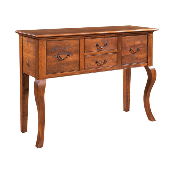Large Sideboard with French and Sheraton Legs shown in Wheatland Finish by MacKenzie Dow Fine Furniture
