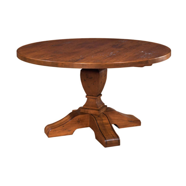 Small Sheffield Pedestal Table in Wheatland Finish by MacKenzie Dow Fine Furniture