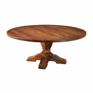 Sheffield Pedestal Table in Wheatland Finish by MacKenzie Dow Fine Furniture
