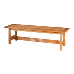 Yesterday River Dining Bench in Natural Finish by MacKenzie Dow Fine Furniture