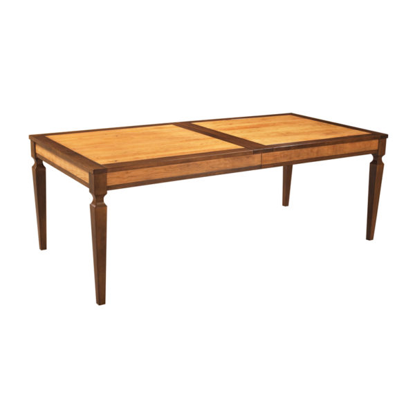 Hyde Park Extension Table with no leaf in two toned finish by MacKenzie Dow Fine Furniture