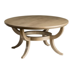 Piccadilly Round Cocktail Table in Acanthus Finish by MacKenzie Dow Fine Furniture