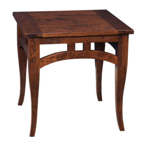 9-5105 Square Lamp Table in wheatland finish by MacKenzie Dow Fine Furniture