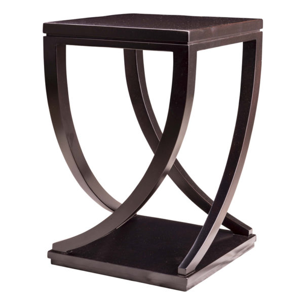 Claridge Chairside Table in Porter Finish by MacKenzie Dow Fine Furniture