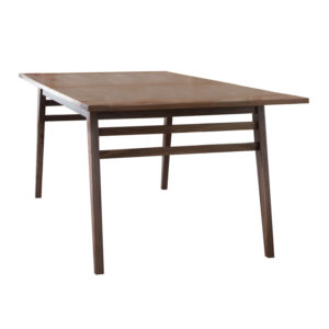 Summit Modern Dining Table, Walnut with a Clear Finish by MacKenzie Dow Fine Furniture