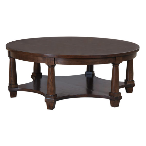 Colonnade Round Cocktail Table by MacKenzie Dow Fine Furniture